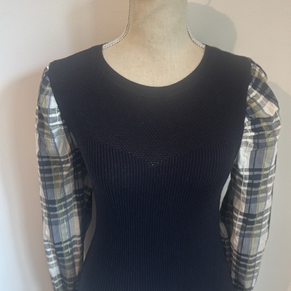 Veronica Beard Mixed Media Sweater - Picture 3 of 12